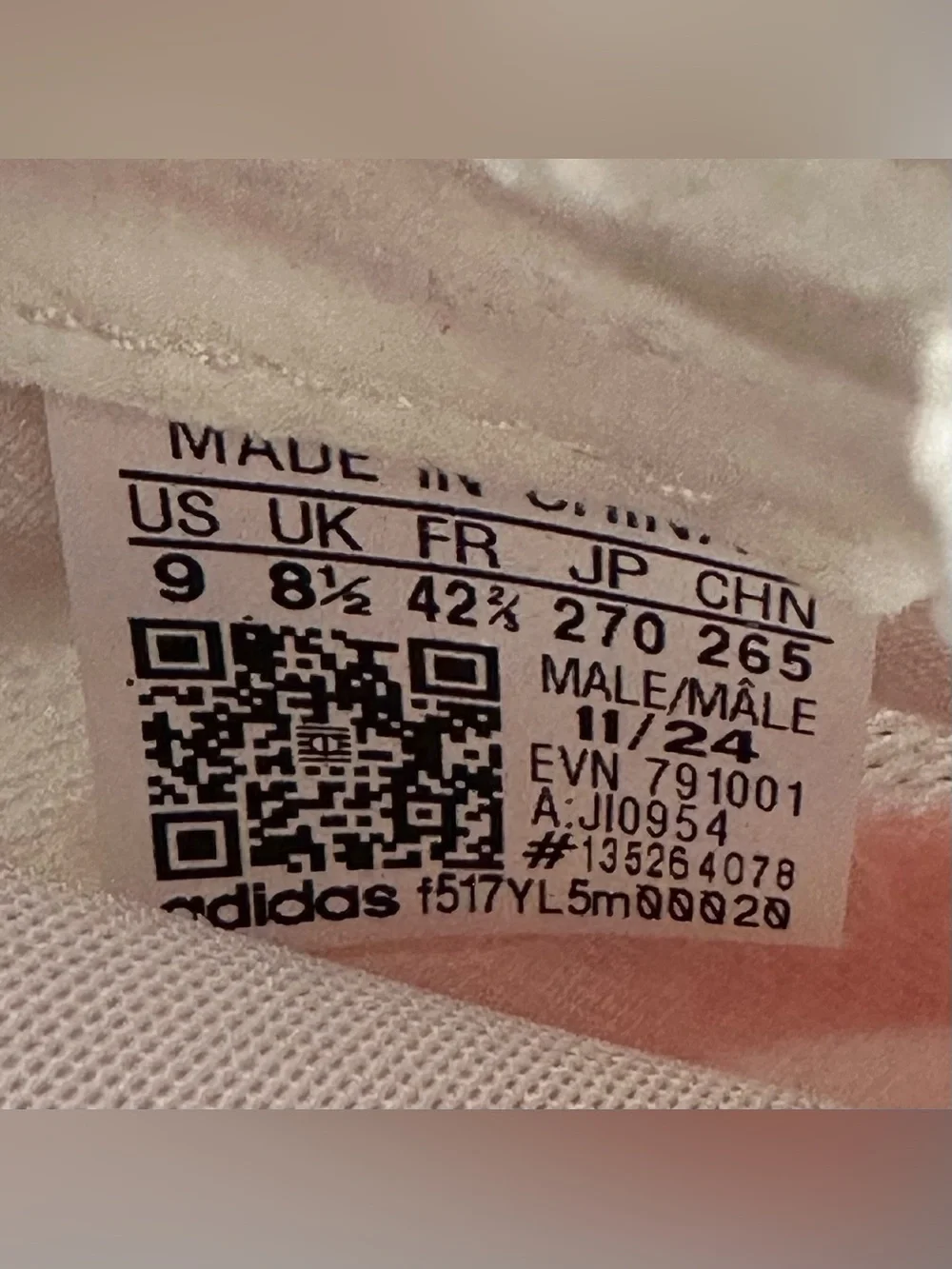 adidas TERREX Agravic Speed Men’s Trail Running Low Size 9 White/Orange JI0954
